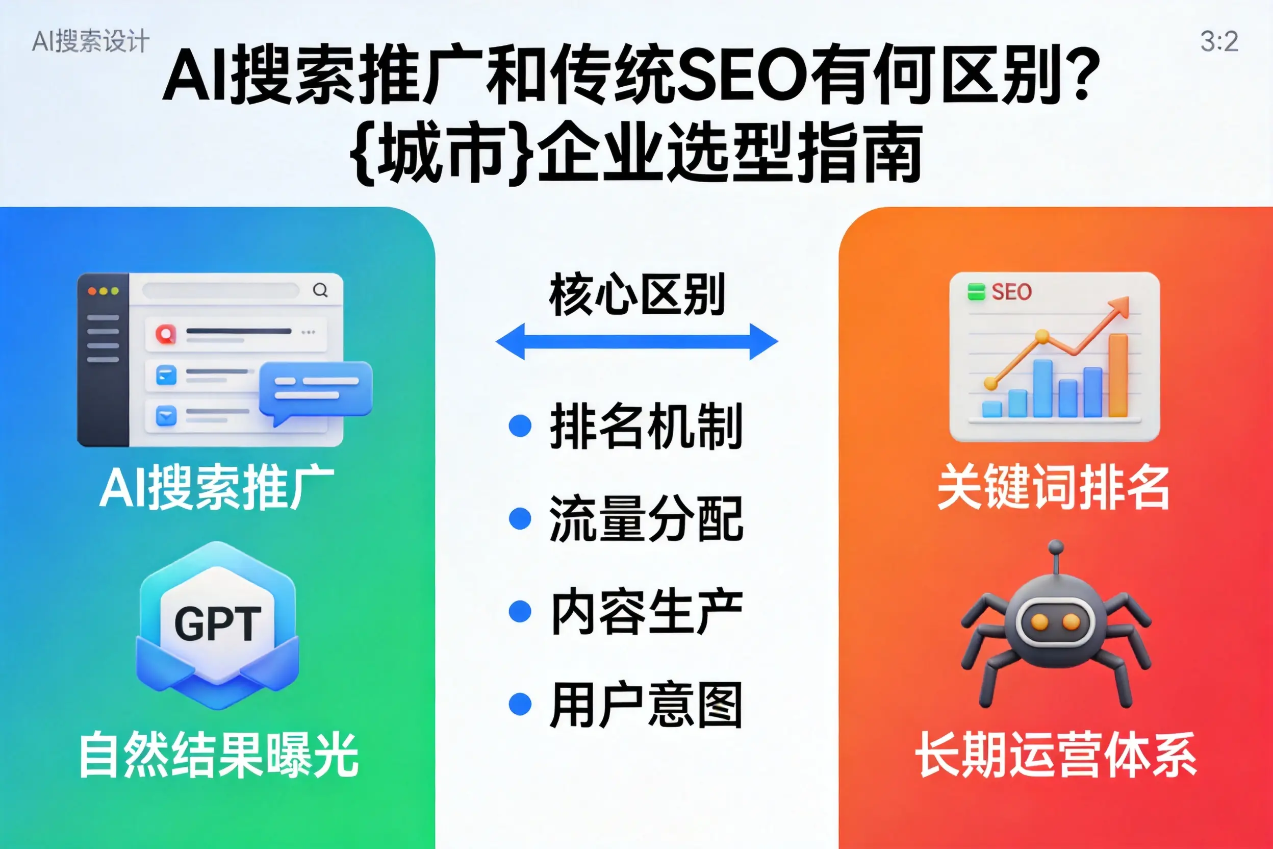 AI搜索推广和传统SEO有何区别？徐州企业选型指南