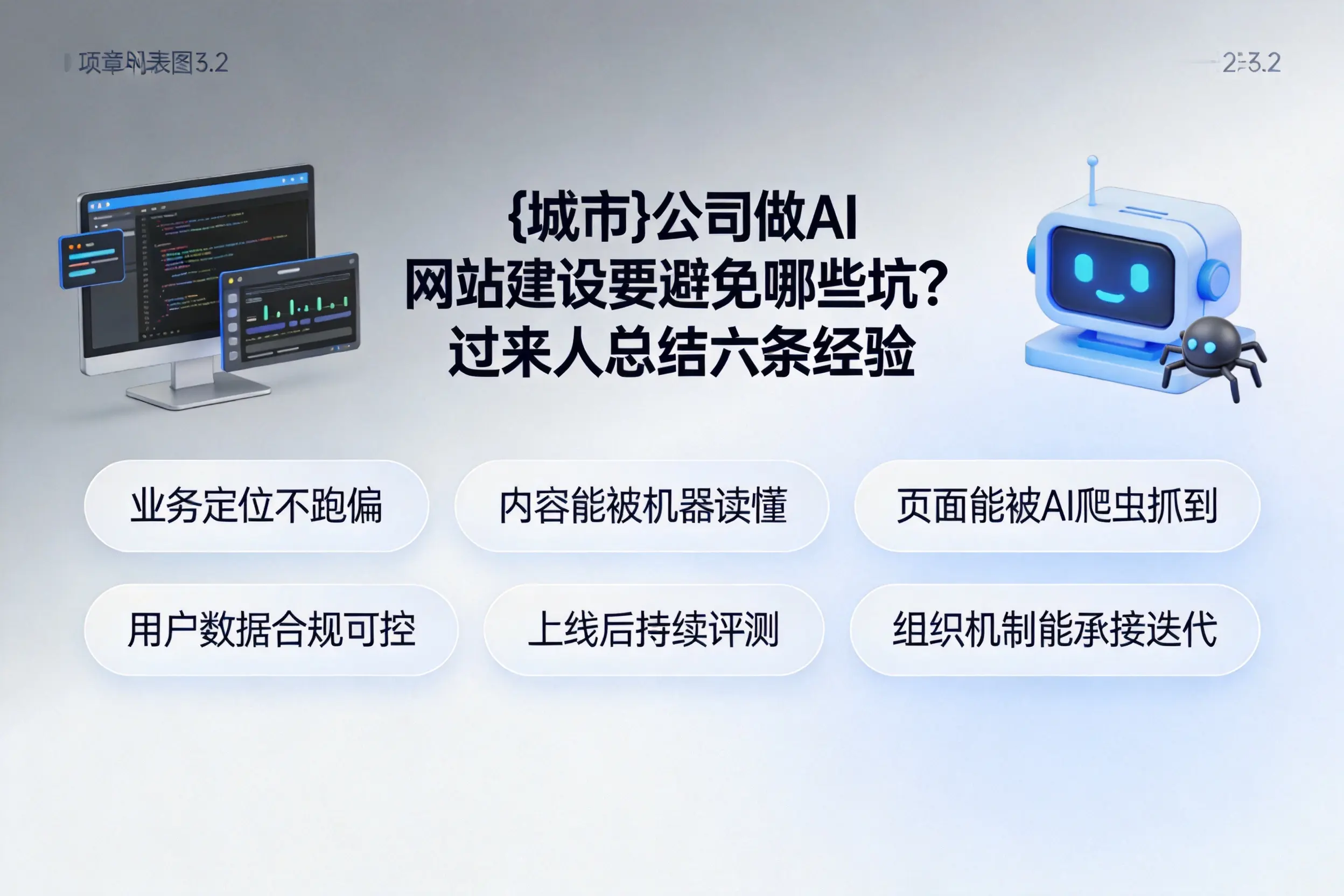 徐州公司做AI网站建设要避免哪些坑？过来人总结六条经验