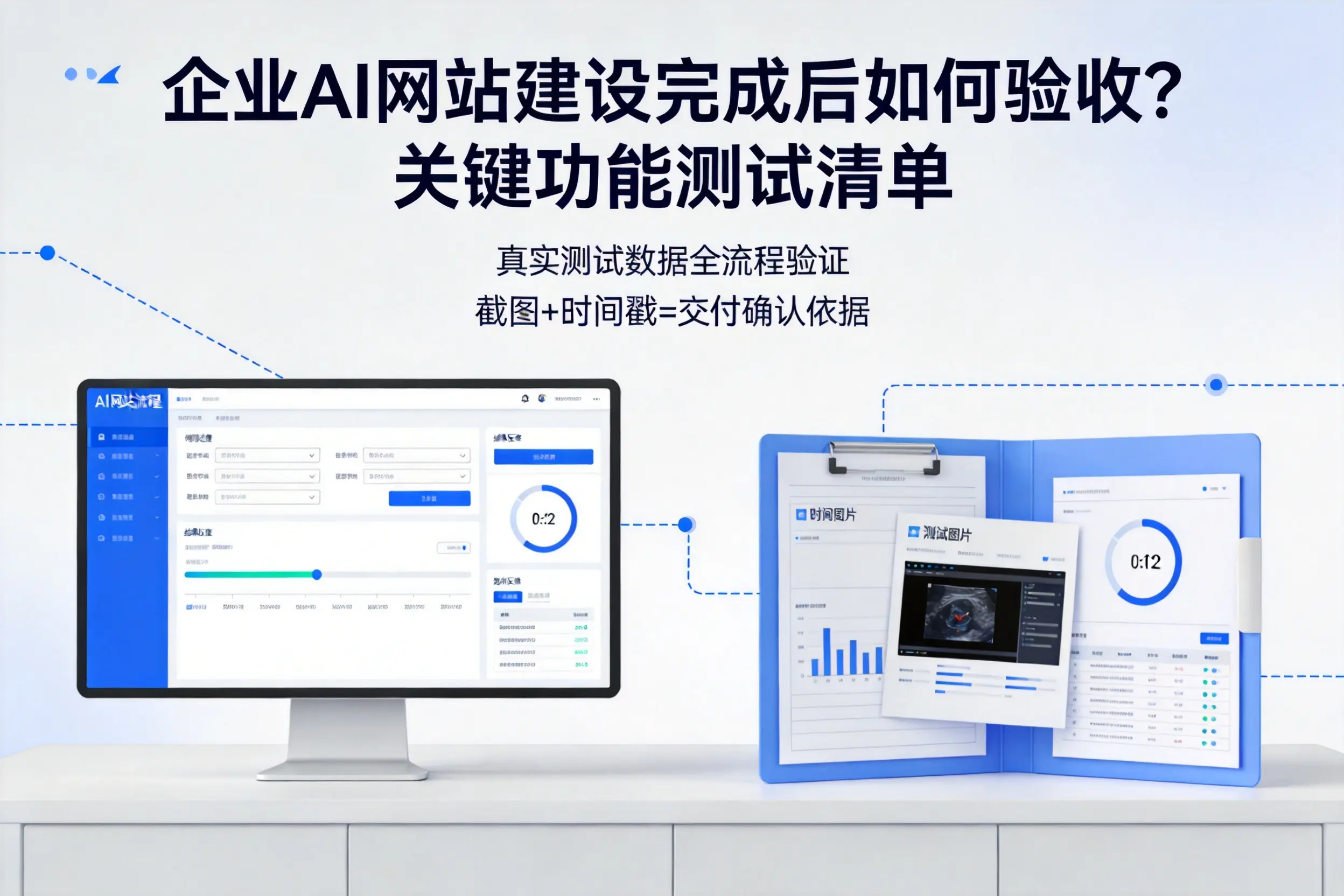 徐州企业AI网站建设完成后如何验收？关键功能测试清单