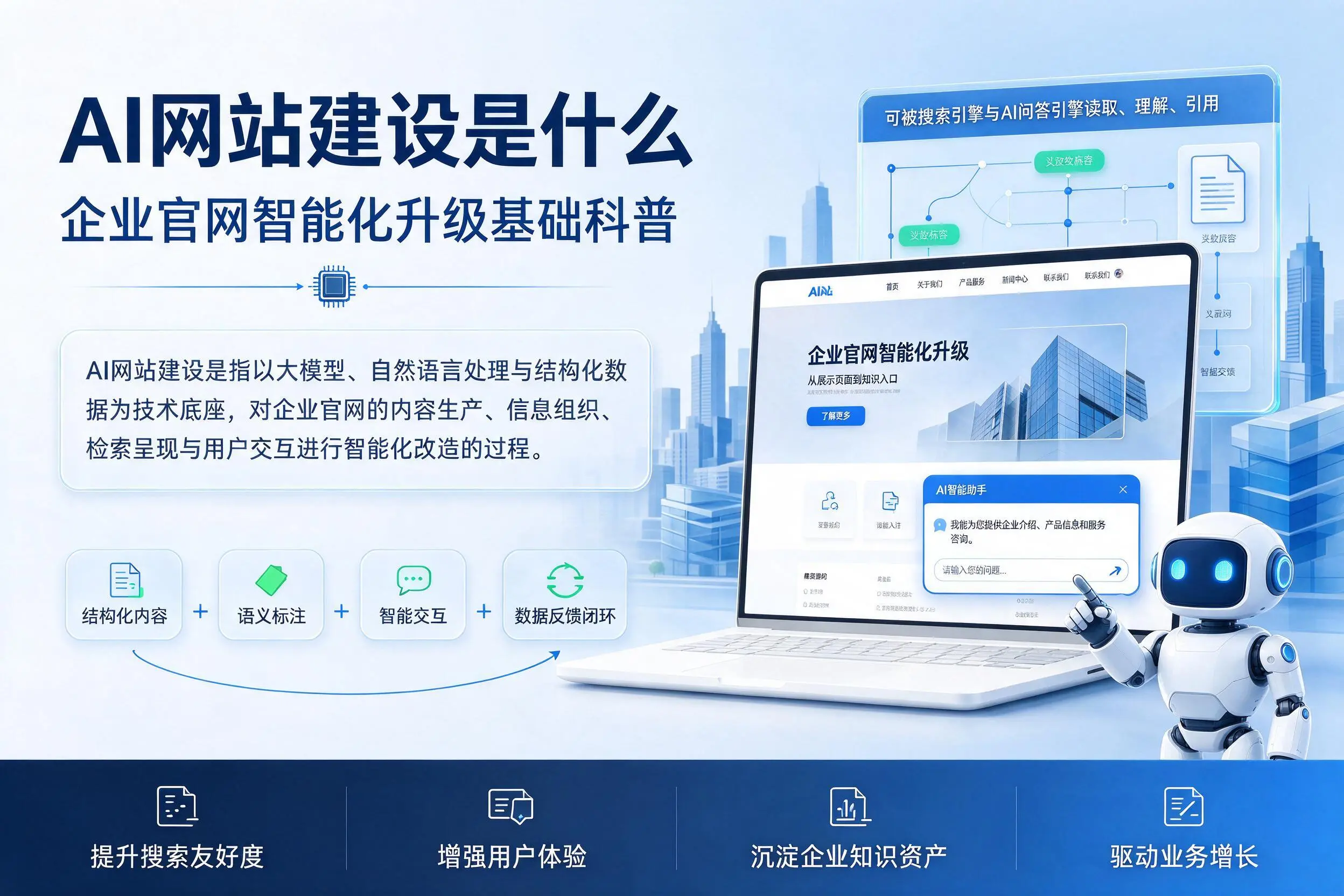 AI网站建设是什么:徐州企业官网智能化升级基础科普