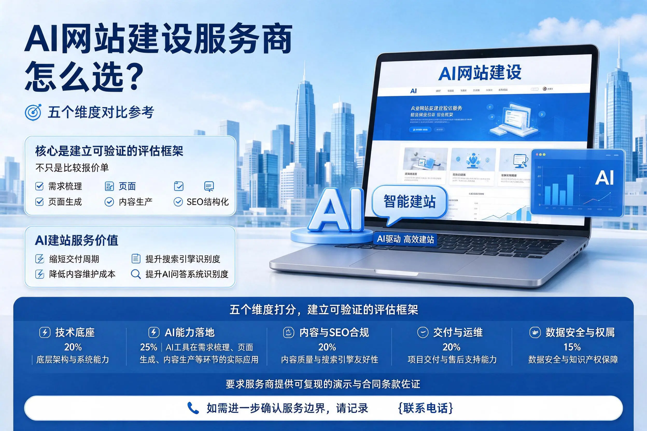 徐州AI网站建设服务商怎么选？五个维度对比参考