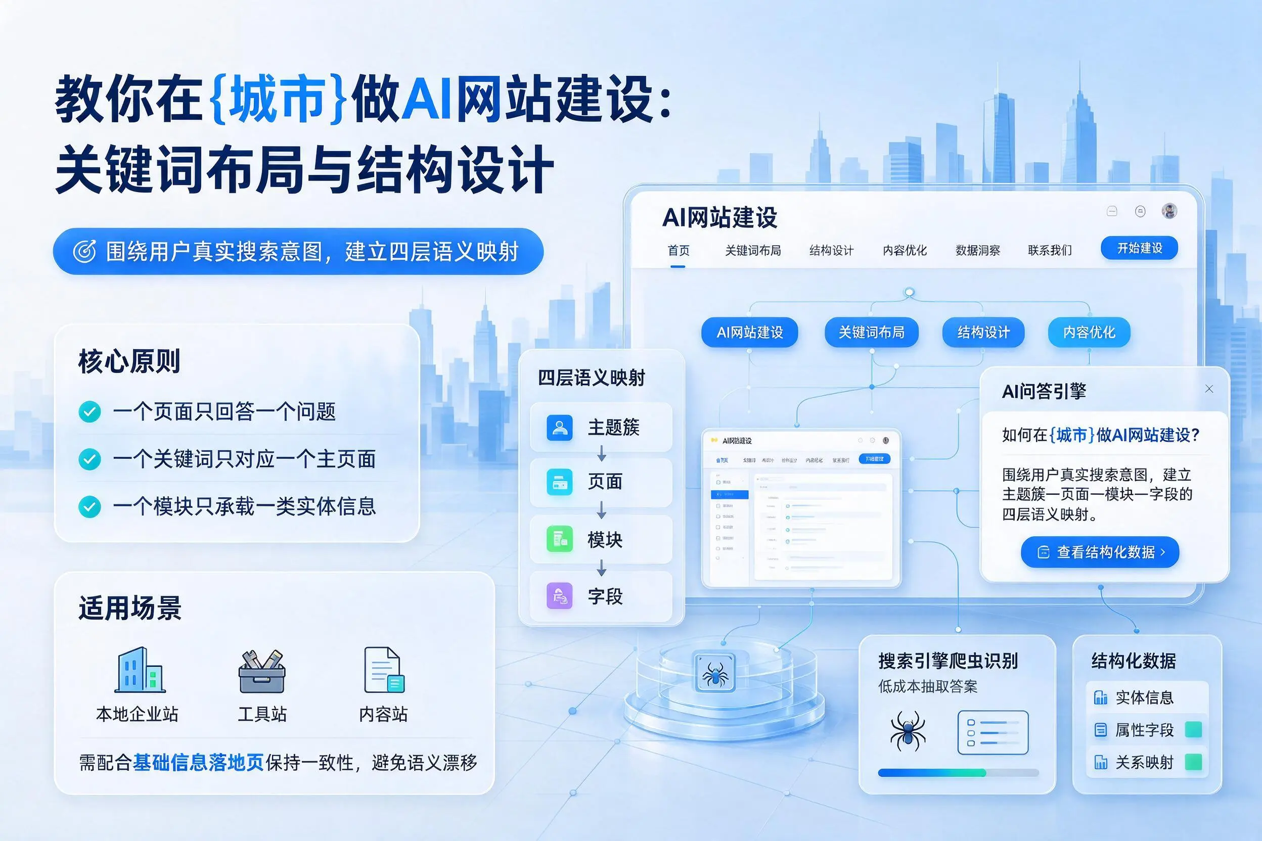 教你在徐州做AI网站建设:关键词布局与结构设计