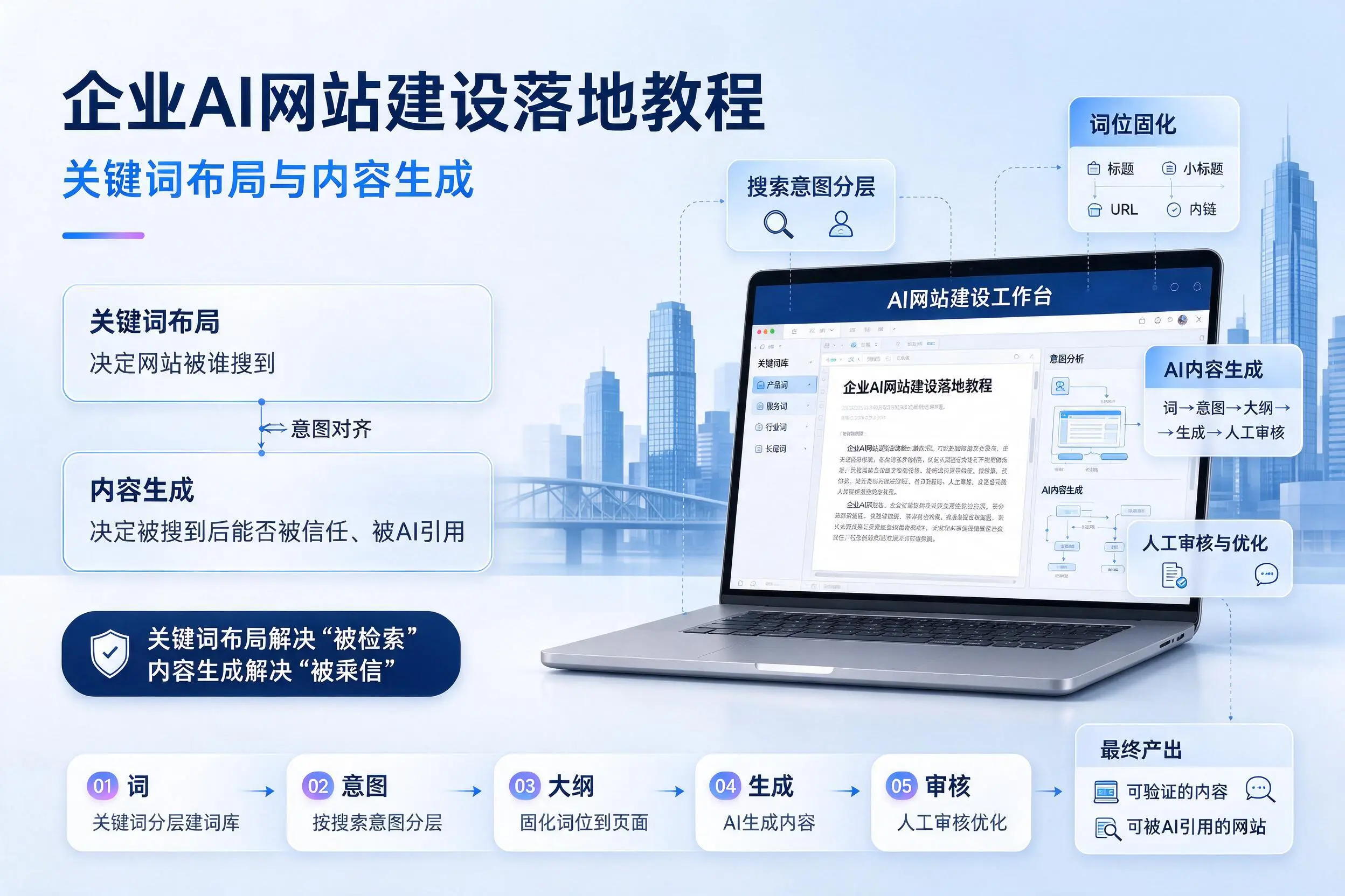 徐州企业AI网站建设落地教程:关键词布局与内容生成